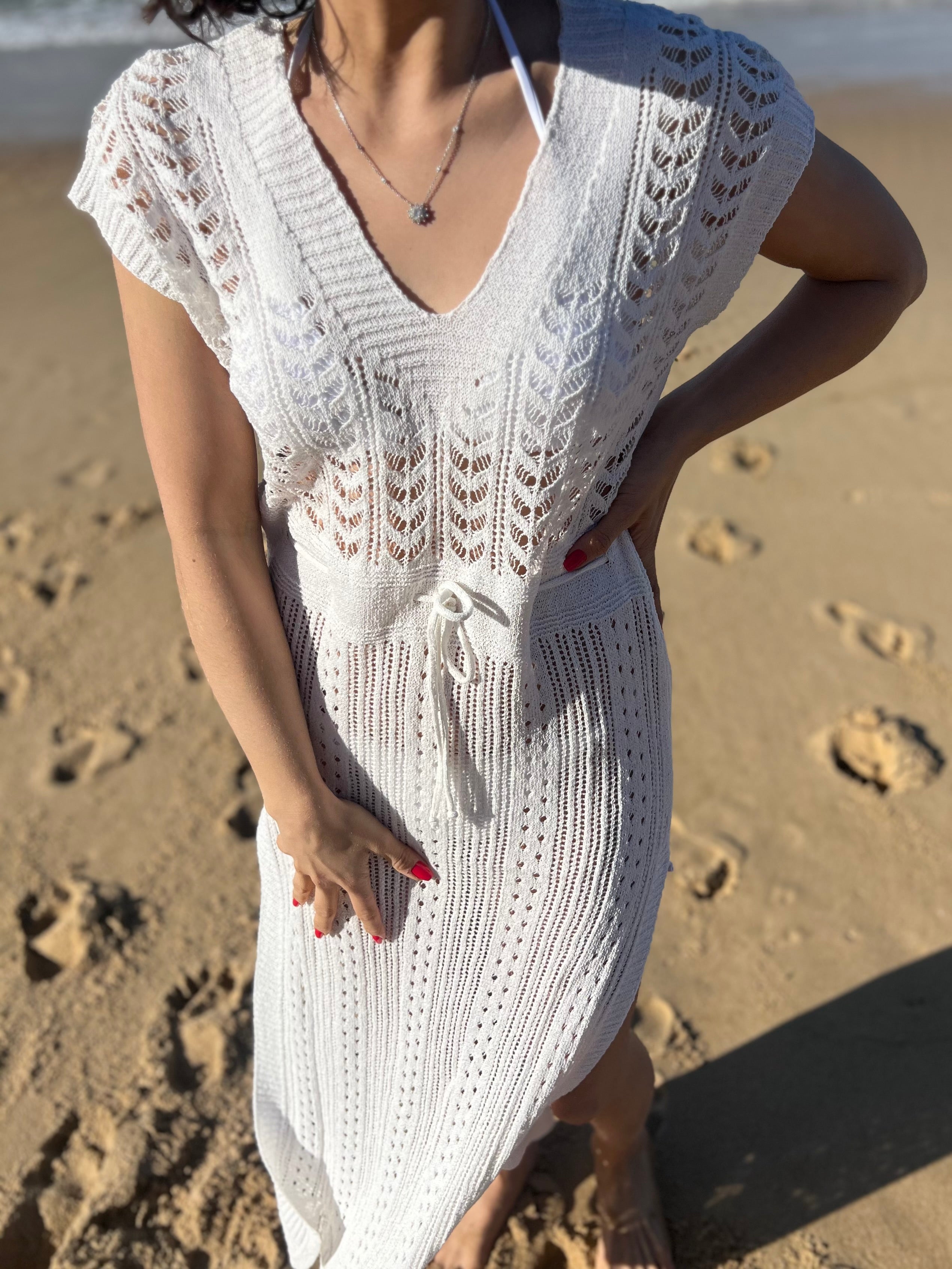 Debbie dress - Knitted natural