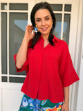 Rina top - Red