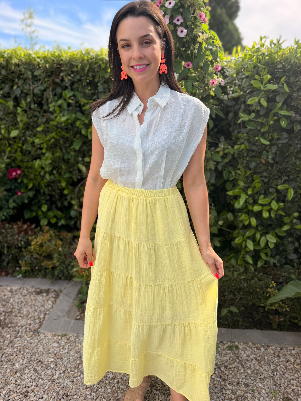 Selena skirt - Yellow