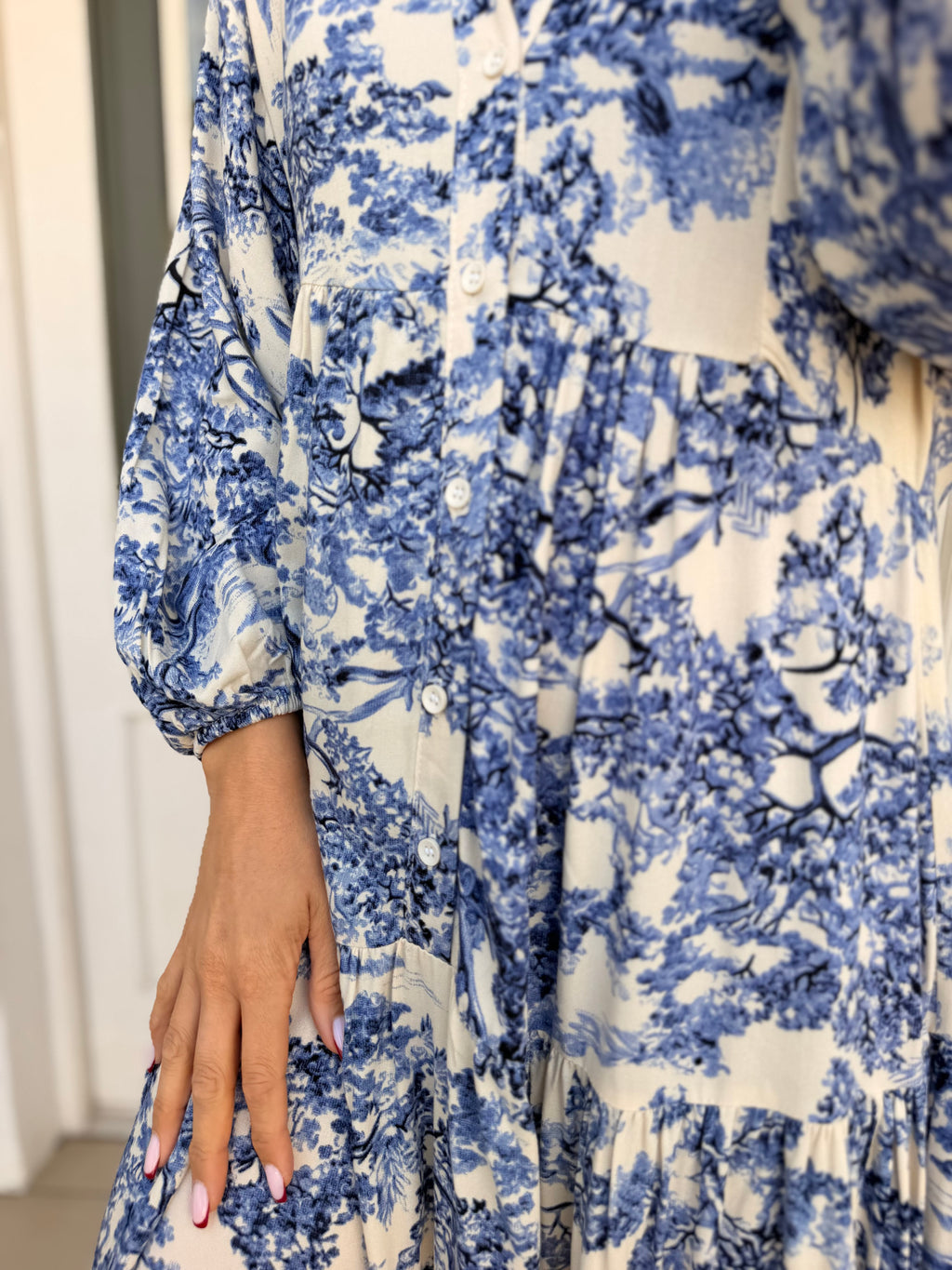 Jenna dress - Dior blue