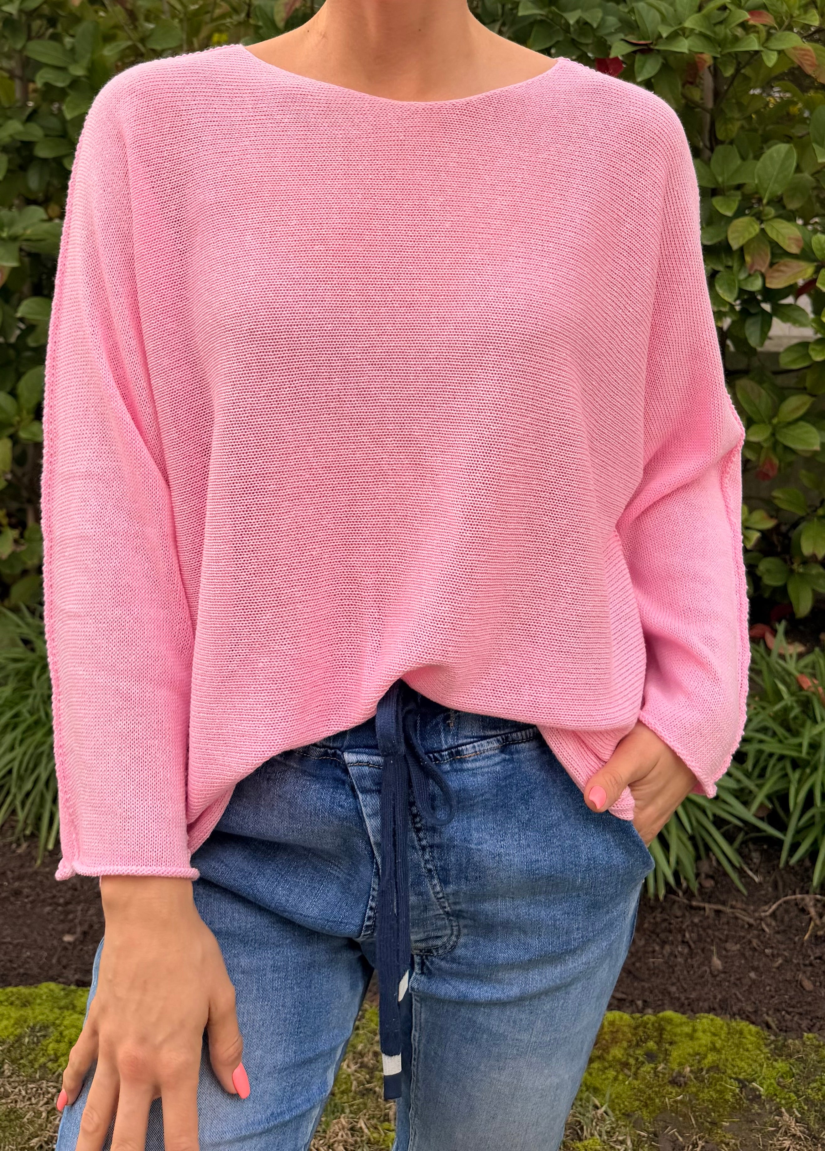Italian cotton knit - Pink