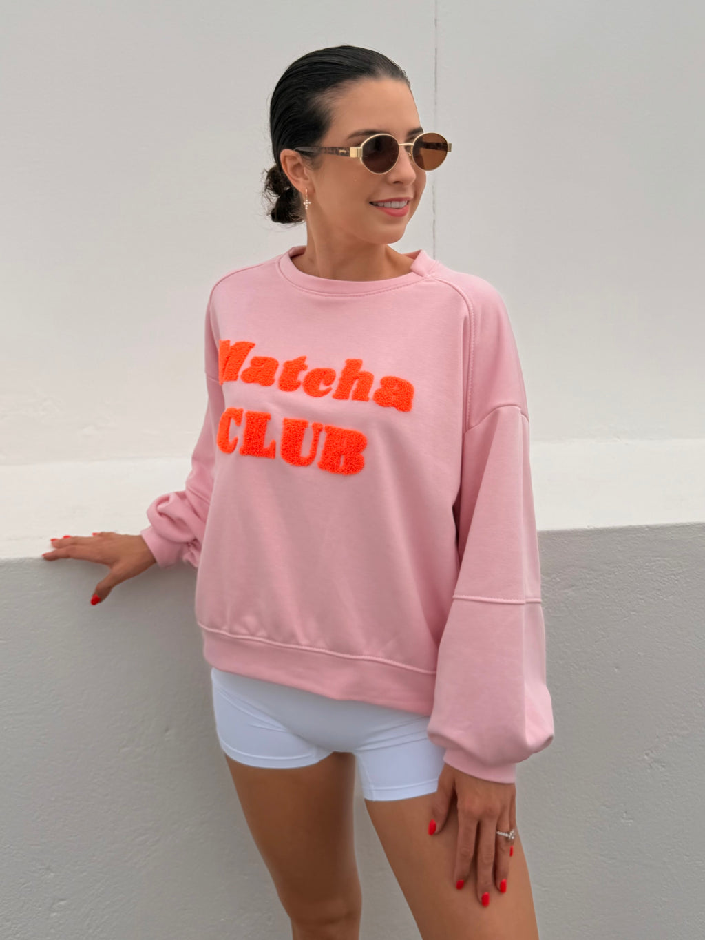 Matcha club top - Pink