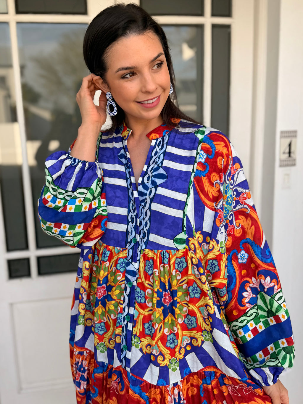 Jenna dress - Bold type