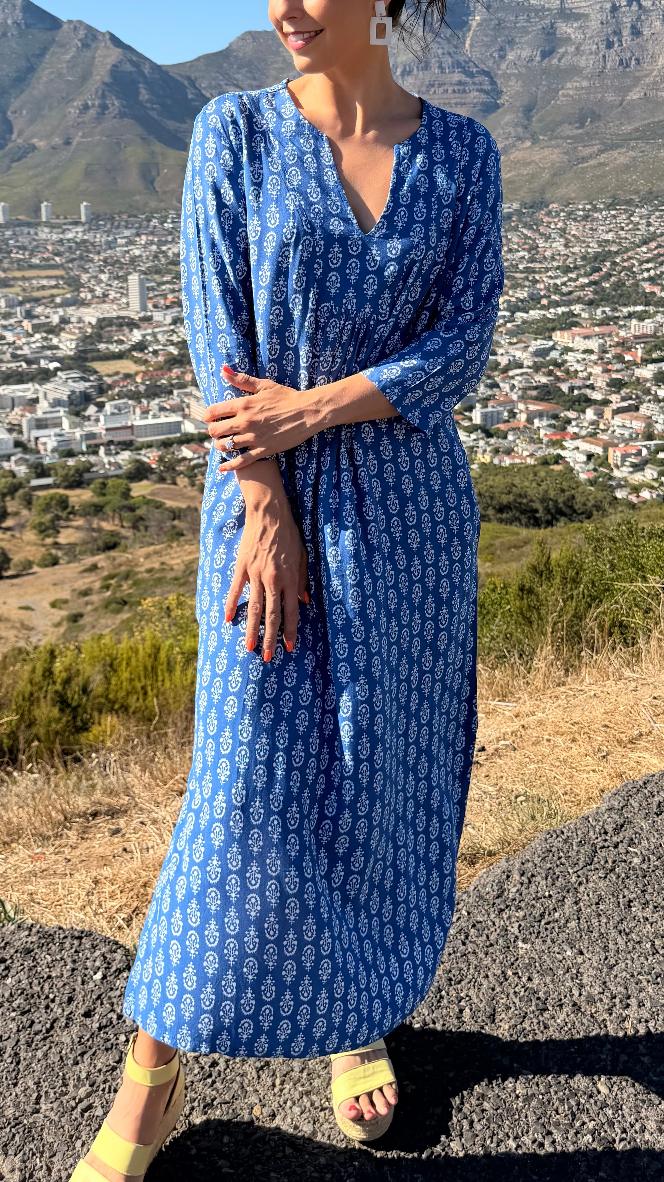 Vicky dress - Blue indie