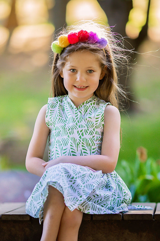 Wrap dress- Evergreen