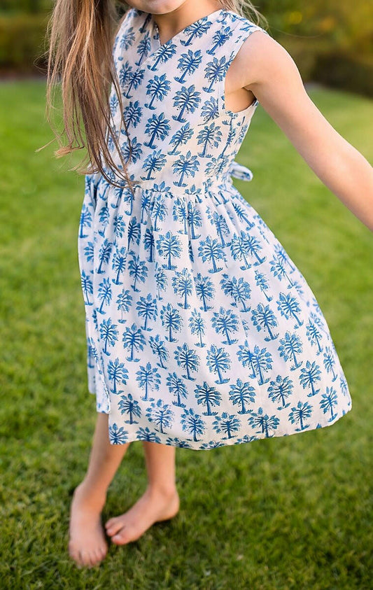 Wrap dress- Palm perfection